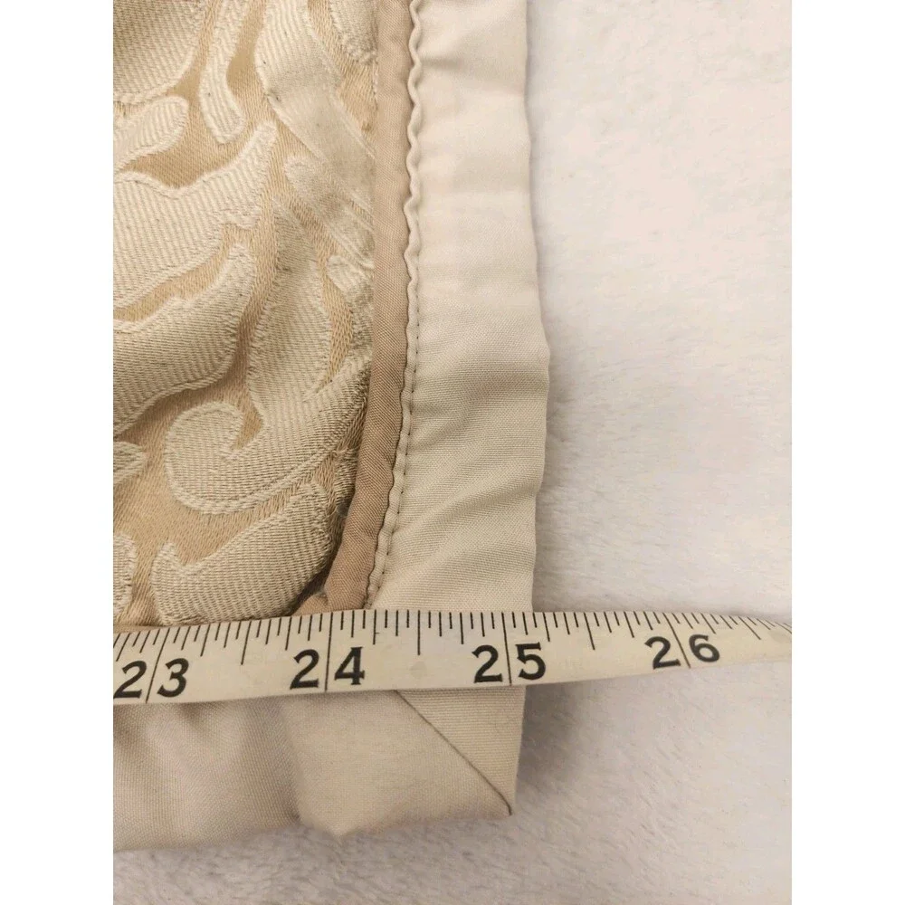 2 Champagne Tan Brown Damask Standard Pillow Sham 20 x 26